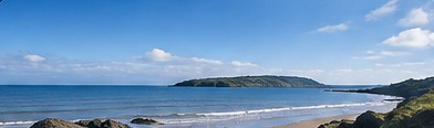 Coastal view on the North Wexford coast